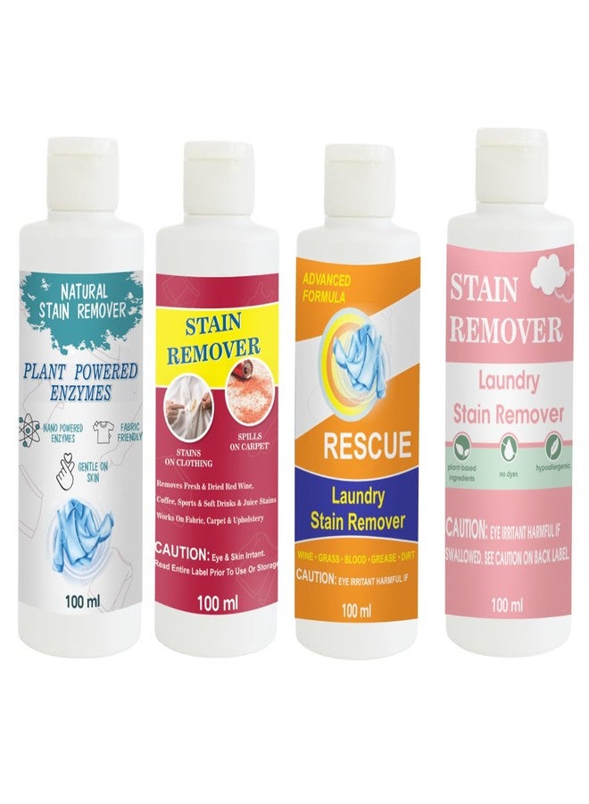 TOOVUS Stain Remover Combo Pack of Shirt, Red, Orange and Pink Stain Remover | Multi-Surface Cleaning Solution for Clothes, Fabrics, Upholstery (100 g Each) - Image 1